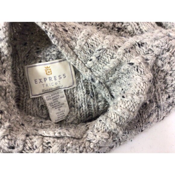 Express Vintage Wool Sweater Chunky Knit Womens Small - Picture 6 of 6